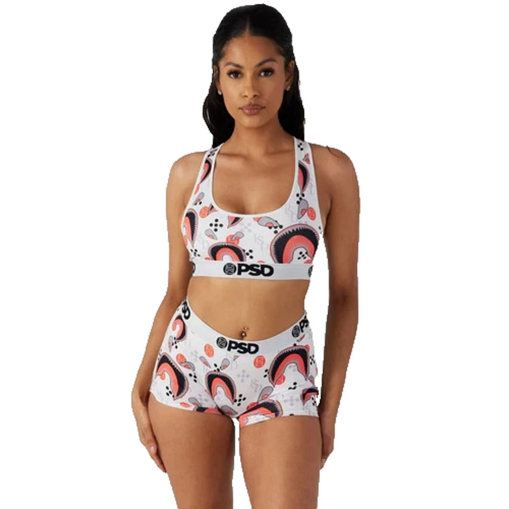 Psd Underwear Warface Scatter Luxe Sports Bra Size: Large
